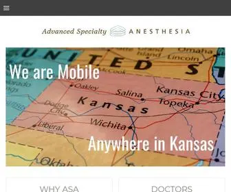 Asasleep.com(Advanced Specialty Anesthesia) Screenshot