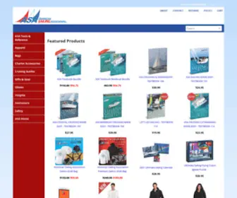 AsaStore.org(American Sailing Online Store) Screenshot