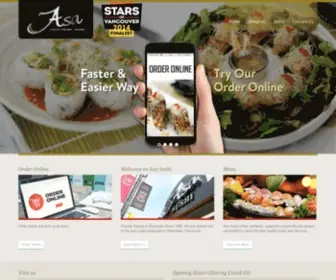 Asasushi.ca(Asa Japanese Raw Bar & Kitchen) Screenshot