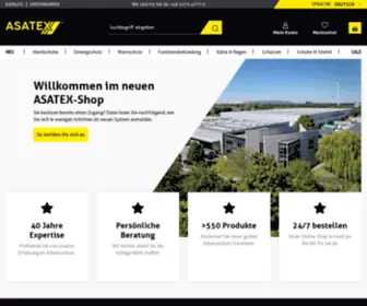 Asatex.com(Arbeitsschutz von Kopf bis Fuß) Screenshot