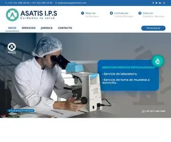 Asatisips.com(Otro sitio realizado con WordPress) Screenshot