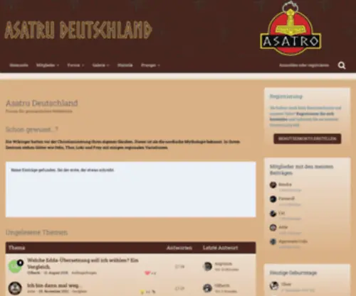 Asatru-Forum.de(Page Restrictor Ping) Screenshot