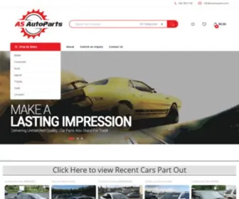 Asautoparts.com(AS Auto Parts) Screenshot