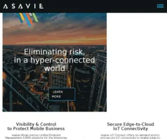 Asavie.com(Mobile operator solutions) Screenshot