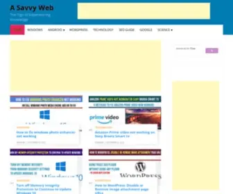 Asavvyweb.com(A Savvy Web) Screenshot