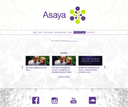 Asaya.cz(Centrum spirituálního rozvoje se sídlem v Ostravě) Screenshot