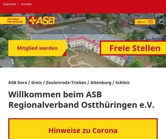 ASB-Gera.de(Rückholdienst) Screenshot