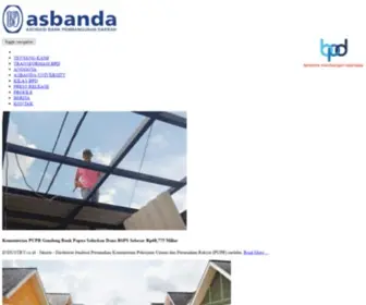 Asbanda.co.id(Asbanda) Screenshot