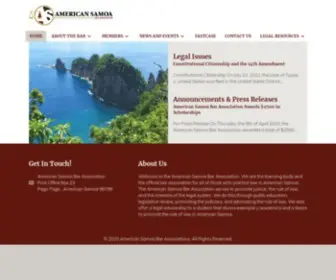Asbar.org(American Samoa Bar Associations) Screenshot