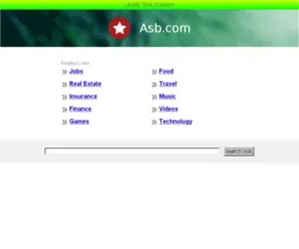 ASB.com(The Best Search Links on the Net) Screenshot