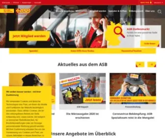 ASB.de(Arbeiter-Samariter-Bund Deutschland e.V) Screenshot