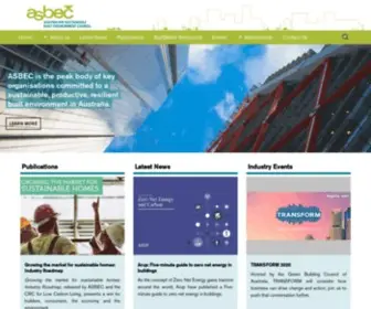Asbec.asn.au(Australian Sustainable Built Environment Council (ASBEC)) Screenshot