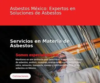 Asbesto-Mexico.com.mx(Asbestos México) Screenshot