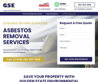 Asbestos-Removal-Gse.com(Asbestos Removal Services) Screenshot