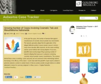 Asbestoscasetracker.com(Asbestos Case Tracker) Screenshot