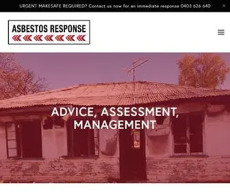 Asbestosresponse.com(Asbestos Response) Screenshot