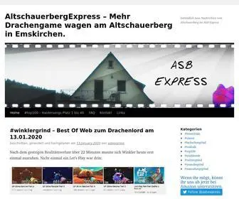 Asbexpress.com(Mehr Drachengame wagen am Altschauerberg) Screenshot