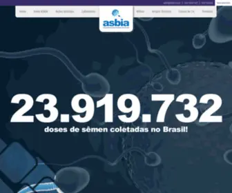 Asbia.org.br(Associação Brasileira de Inseminação Artificial) Screenshot