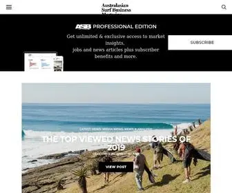 Asbmag.com(Australian Surf Business) Screenshot