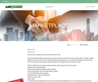 Asbmarketplace.com(Sell and Buy Website) Screenshot