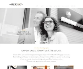 Asburydesign.net(Asbury & Co. Advertising + Design) Screenshot