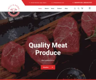 Asbutchers.com(A & S Butchers) Screenshot