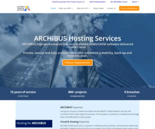 ASC-HS.com(ARCHIBUS Cloud Home) Screenshot