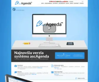 Ascagenda.com(Profesionálny školský software) Screenshot