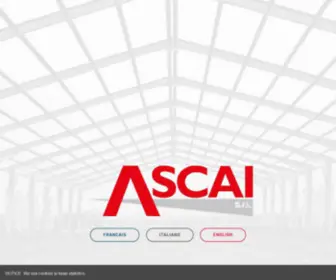 Ascai.com(Ascai Costruzione Stalle Capannoni Industriali Impianti per Zootecnia) Screenshot