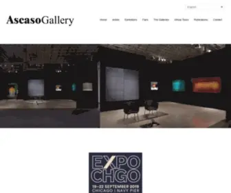 Ascasogallery.com(Home page new version 2 exhibitions) Screenshot