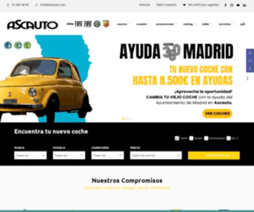 Ascauto.com(Concesionario oficial del grupo FCA) Screenshot