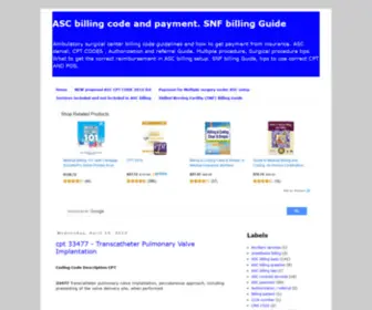 Ascbillingcode.com(ASC billing code and payment) Screenshot