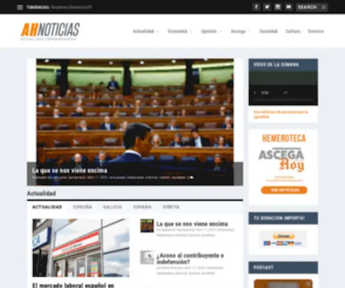 Ascega.es(AHoy Noticias) Screenshot