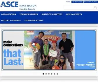 Ascehouston.org(Houston, TX US) Screenshot