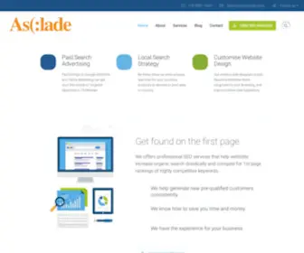 Ascelade.com(Using internet marketing to dominate your industry. Ascelade) Screenshot