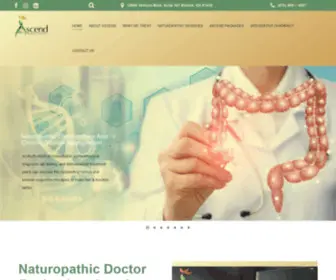 Ascend4Health.com(Naturopathic Medicine by naturopathic doctor) Screenshot