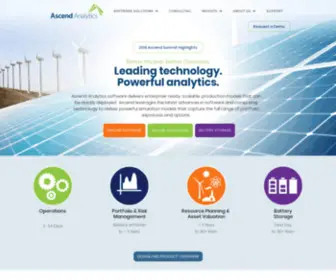 Ascendanalytics.com(Energy Software & Consulting) Screenshot