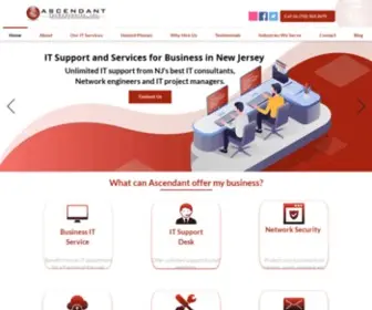 Ascendant.com(Managed services) Screenshot