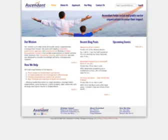 Ascendantsmg.com(Balanced Scorecard Consulting) Screenshot