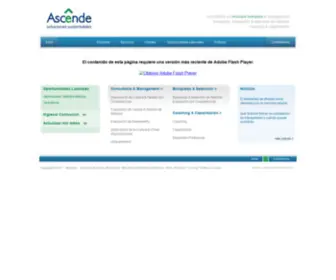 Ascende.com.uy(Ascende, Soluciones Sustentables. Consultoría en Recursos Humanos, Selección de Personal, Capacitación, Management) Screenshot