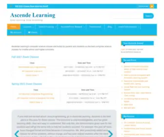 Ascendelearning.com(Best Computer Science Classes for Middle & High Schoolers) Screenshot