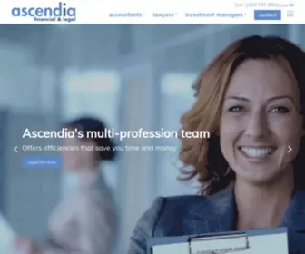 Ascendia.com.au(Ascendia Accountants & Lawyers) Screenshot