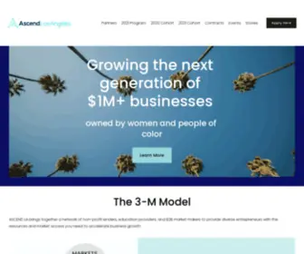Ascendla.org(Ascend Los Angeles) Screenshot
