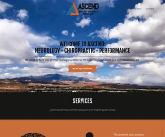 Ascendncp.com(Neurology, Chiropractic, Performance) Screenshot