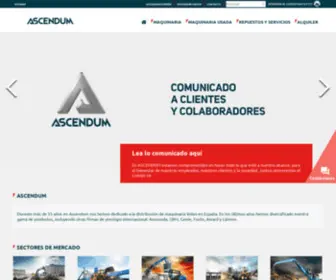 Ascendum.es(Maquinaria de construcción) Screenshot