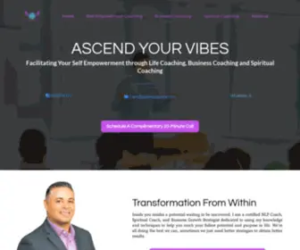 Ascendyourvibes.com(Life Coaching) Screenshot