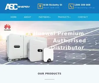 Ascenergy.com.au(HT-SAAE Solar Panels Products) Screenshot