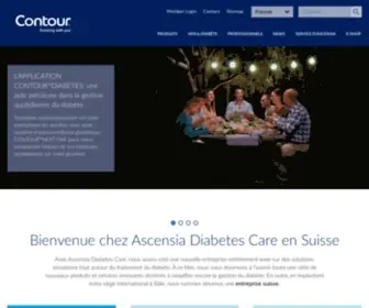 Ascensia-Diabetes.ch(Blutzucker-Messgeraete) Screenshot
