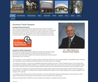 Ascensionassessor.com(The Ascension Parish Assessor's Office) Screenshot