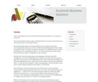 Ascensionbusinesssolutions.com(Small Business Consulting) Screenshot